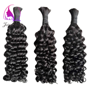 LOOSE HAIR BULK ITALIAN CURL FOR BRAIDING NO WEFT REMY HUMAN BULK HAIR