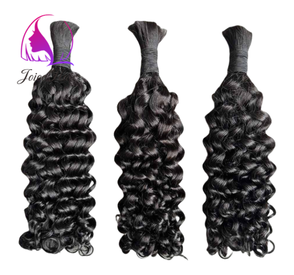 LOOSE HAIR BULK ITALIAN CURL FOR BRAIDING NO WEFT REMY HUMAN HAIR BULK