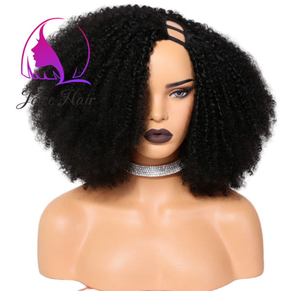 Joice Hair Upart Wig Afro Curly/Kinky/Yaki Hair Wig - Image 3