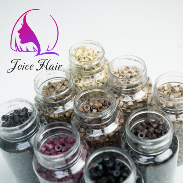 Hair Extension Ring Silicone ring Beads1000 Pieces/Bottle 50mmx30mm - Image 3