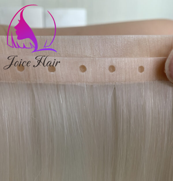 BUTTERFLY WEFT PU SKIN WEFT DOUBLE TAPE HAIR EXTENSION PREMIUM HAIR (Solid Light Color) - Image 4