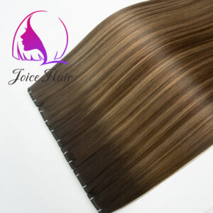 FLAT WEFTS PREMIUM HAIR EXTENSION (Ombre Balayage Color)