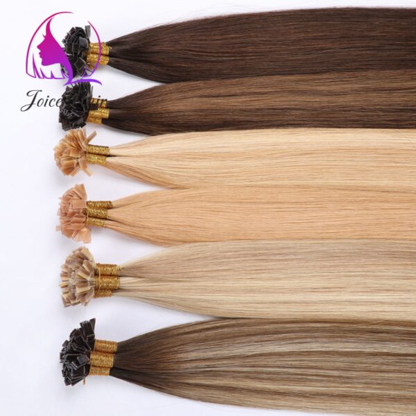 FLAT TIPS KERATIN HAIR PREMIUM HAIR EXTENSION HIGHLIGHT COLOR MIX COLOR 100g