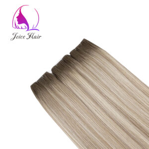 BUTTERFLY WEFT PU SKIN WEFT DOUBLE TAPE HAIR EXTENSION PREMIUM HAIR (Ombre Balayage Color)