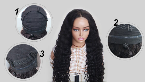 Flash Sale: 13x4 HD Lace Frontal Wig 26 Inch Water Wave Glueless Drawstring Wig - Image 3