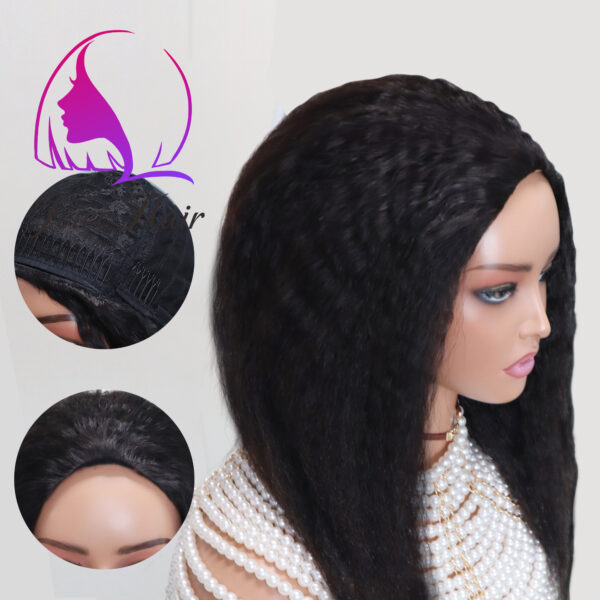 HALF WIG (Wear Go Half Wig) INVISIBLE HAIRLINE REMY HAIR WIG ALL TEXTURE