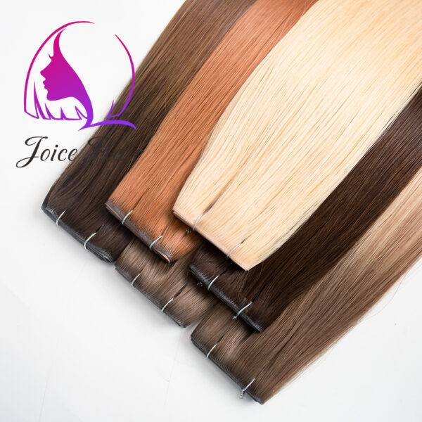 Invisible Long Tape Weft Premium Hair Extensions(Ombre Balayage Color) - Image 3