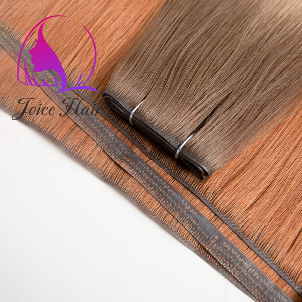 Invisible Long Tape Weft Premium Hair Extensions(Ombre Balayage Color) - Image 2