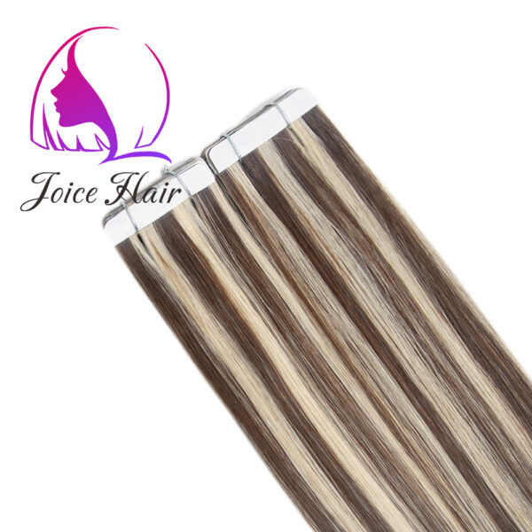 TAPE INS HAIR EXTENSION REMY HAIR (Piano Highlight Mix Color)