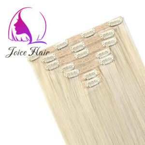 Lace Clip In Hair Extensions Remy Hair (Solid Light Color)