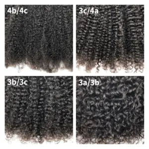 Afro Kinky Coily Curly Yaki Hair Extensions 3a/3b/3c/4a/4b/4c Textures 113g