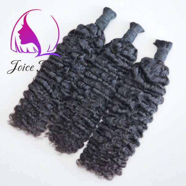 Bulk Hair For Braiding Burmese Curly Texture