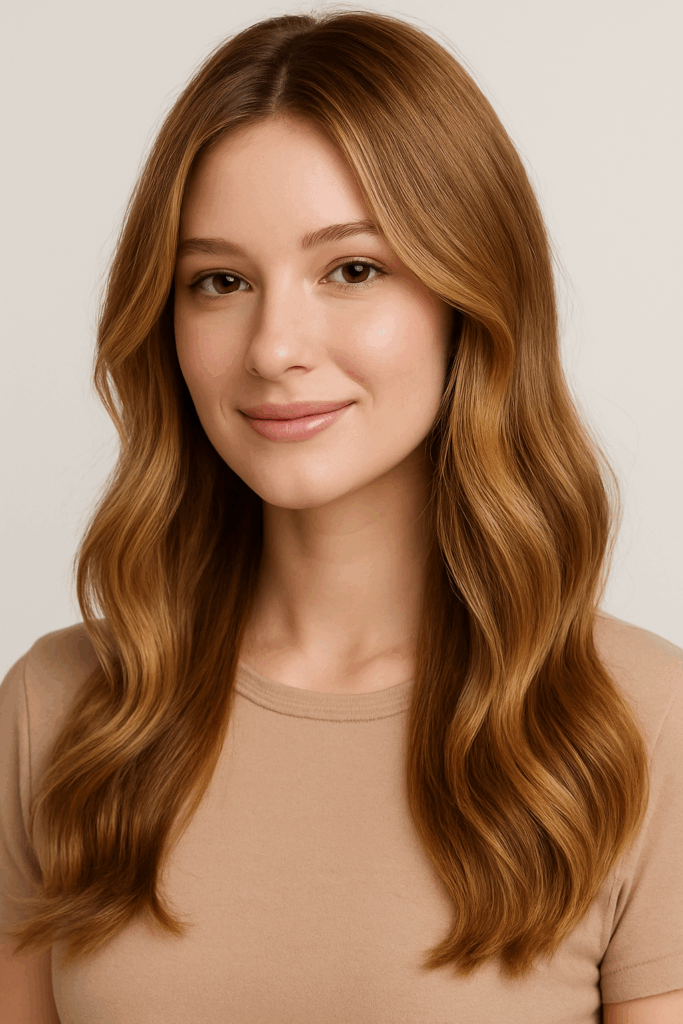 Caramel Hair Color For Fair Skin Tones