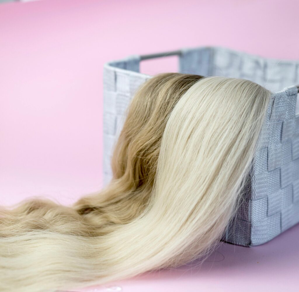how to store hair extensions properly