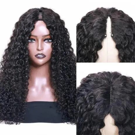 V PART WIG NO LEAVE OUT HAIR REMY HAIR WIG ALL TEXTURES