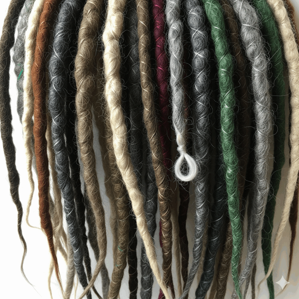extensões de dreadlock