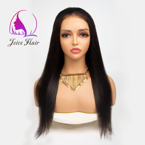 Flash Sale: 9x6 HD Glueless Lace Closure Wig Light Yaki 18inch 180% Density Raw Virgin Hair Wig