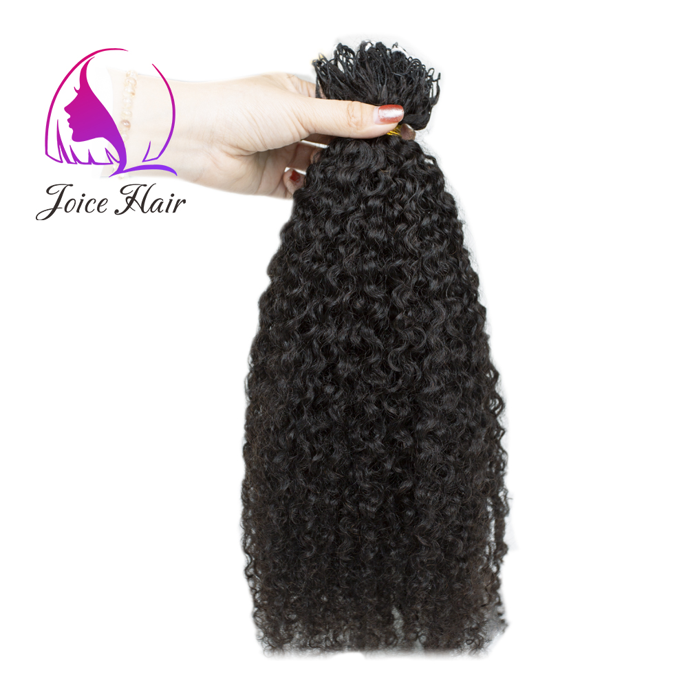 Feather Lite Crochet 3b/3c Kinky Curly Human Hair Extensions