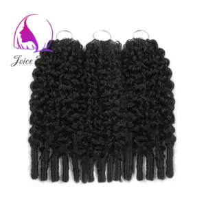 Feather Lite Crochet Human Hair Extensions Burmese Curly