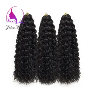 Feather Lite Crochet Human Hair Extensions Water Wave