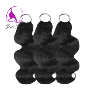 Feather Lite Crochet Human Hair Extensions Body Wave