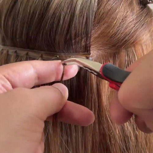 how to install butterfly weft hair extensions